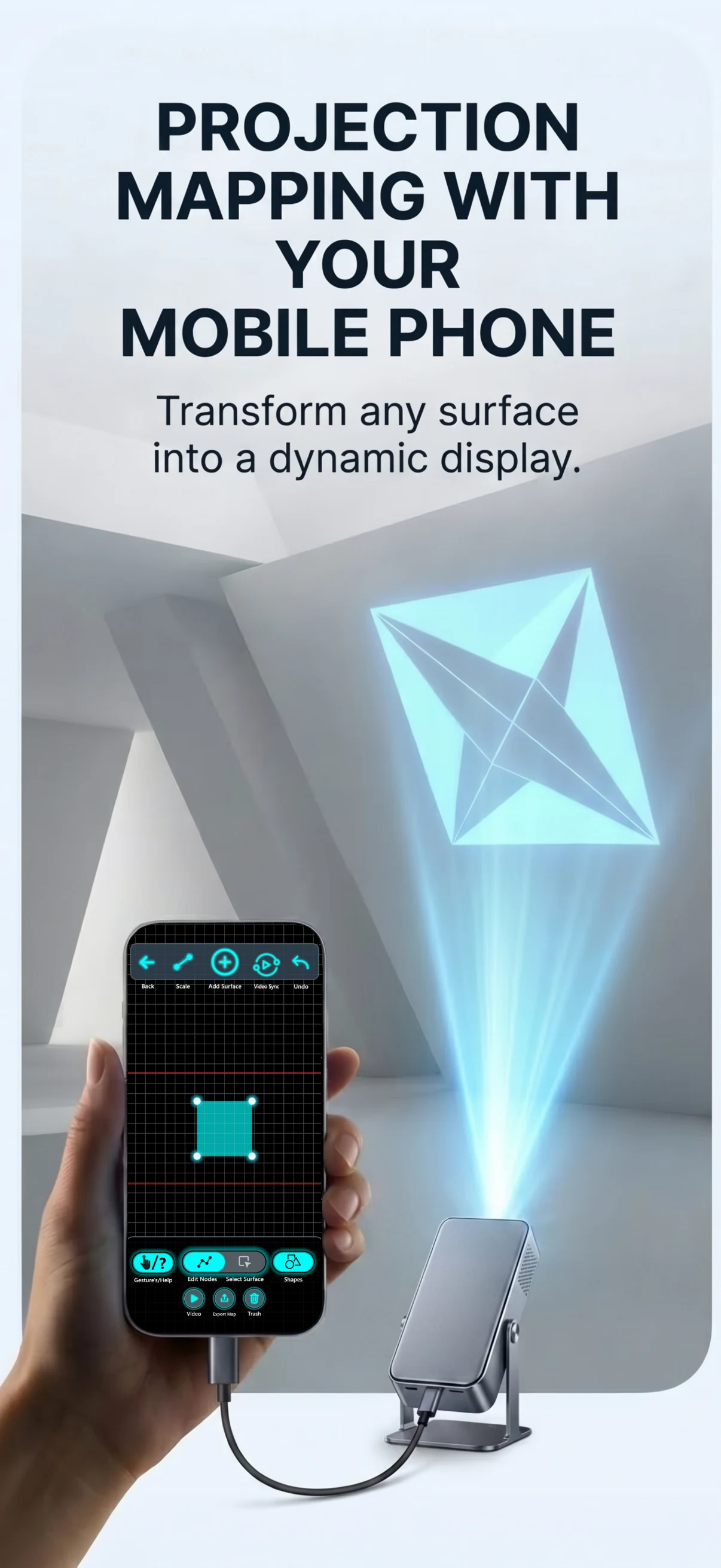 SurfaBeam - Projection Mapping screenshot